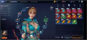 Maga lv71 com 92.677 de poder (leia a descrição) - MIR4