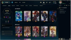 CONTA COM MUITAS SKINS E ÍCONES lvl 382!! - League of Legends LOL
