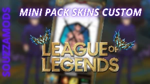 Mini Pack Skin Custom (Cyan e Midnight) - League Of Legends LOL