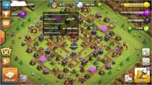 Clash of clans cv10 bem upado Barato