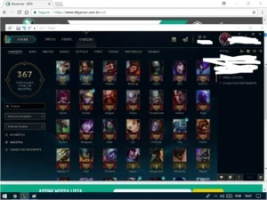 CONTA DE LOL LVL 98 - League of Legends