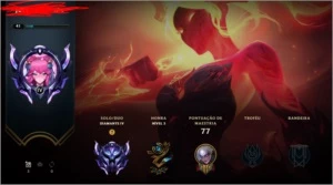 Conta DIAMANTE 4, Winrate alto, lvl 41 smurf. - League of Legends LOL