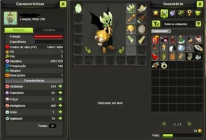 Conta eni 200 S/ certificar dofus serv pandawo scroll