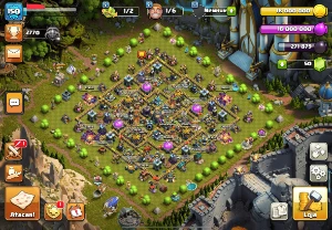 Cv14 com muitas skins CLASH OF CLANS