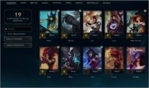 smurf lvl 20 1 sentinela 3 icones 10 champ 2 skin - League of Legends LOL