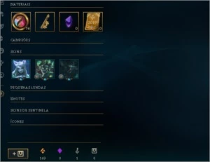 smurf lvl 20 1 sentinela 3 icones 10 champ 2 skin - League of Legends LOL