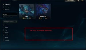 Conta League Of Legends LOL