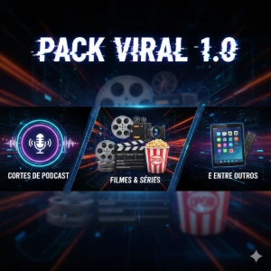 Pack de vídeos virais (Pra monetizar) - Social Media