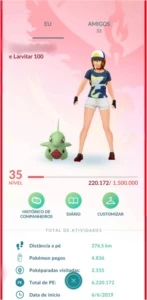 CONTA POKEMON GO LEVEL 35 LENDÁRIOS, SHINYS, RAROS - Pokémon