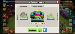 Cv 16 Full, só falta murros - 59 Skins, 3 Paisagem - Clash of Clans