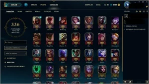 Conta League Of Legends Ouro V 107 Champs / 68 Skins Boas LOL