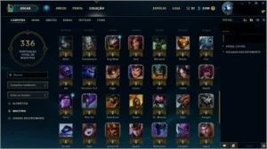 Conta League Of Legends Ouro V 107 Champs / 68 Skins Boas LOL