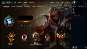 Conta League Of Legends Ouro V 107 Champs / 68 Skins Boas LOL