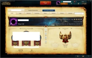 League Of Legends, Full Champ, 50 Skin, Borda Ouro LOL