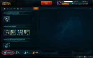 League Of Legends, Full Champ, 50 Skin, Borda Ouro LOL