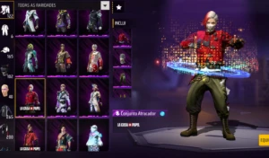 Conta free fire com anjo vermelho