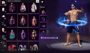 Conta free fire com anjo vermelho