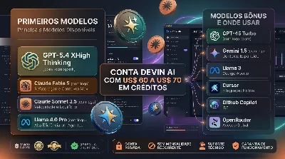 ⚡Claude Fable + GPT 5 c/ $70 em Créditos [LEIA A DESCRIÇÃO] - Inteligência Artificial
