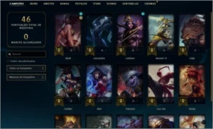 Conta Lvl 21 - 5 skins +2 frags nos espólios (ashe lendária) - League of Legends LOL