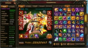 Conta Legend Online 36KK de poder Arqueira - Outros
