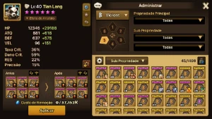 Conta C1 Tian Lang + Artamiel - Summoners War
