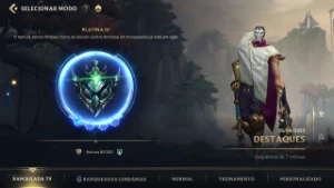 Conta league of legends wild rift elo Platina IV - League of Legends: Wild Rift LOL WR