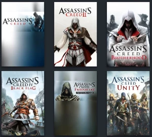 Coleção assassin's creed jogos - steam offLine