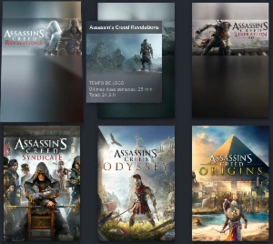 Coleção assassin's creed jogos - steam offLine