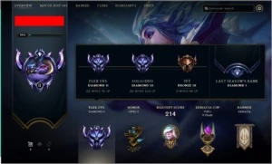 Conta League of Legends, Diamante 3 md3 inativa, ex mestre LOL