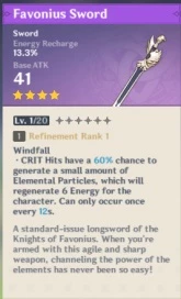 Genshin Impact  (AR7) Mona / Xiangling (c1) / Armas 4*