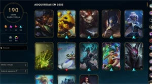 Conta League of legens, 6 anos, Platina 2 - Outros
