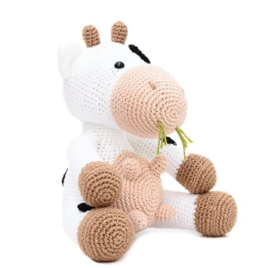 Vaca Mimosa em Amigurumi - Artesanato e Personalizados