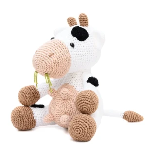 Vaca Mimosa em Amigurumi - Artesanato e Personalizados