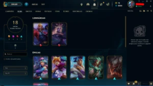 Conta NFA League Of Legends LOL