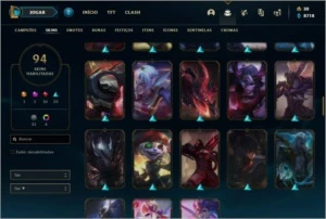 CONTA LOL 94 SKINS 148 CHAMPS PRECINHO - League of Legends