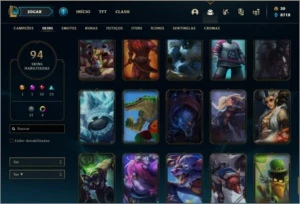 CONTA LOL 94 SKINS 148 CHAMPS PRECINHO - League of Legends