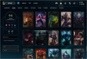 CONTA LOL 94 SKINS 148 CHAMPS PRECINHO - League of Legends