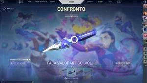 Conta valorant Diamante 1 com muitas skins