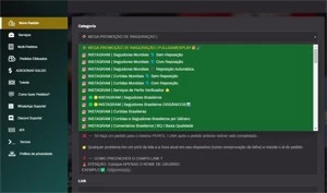 Painel SMM Seguidores Redes Sociais