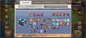 Cv 13 com muitas tropas full, e com 2200 estrelas em war. - Clash of Clans