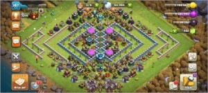 Cv 13 com muitas tropas full, e com 2200 estrelas em war. - Clash of Clans