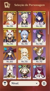 Genshin impact yoimiya c2 raiden c1 itto+arma ganyu+arma etc