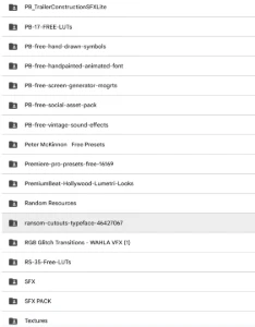 Mega Pack Milhares de Recursos para Edição Cinematográfica - Outros
