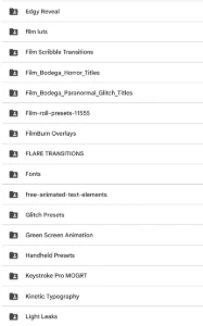 Mega Pack Milhares de Recursos para Edição Cinematográfica - Outros
