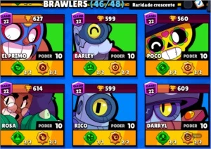 Conta Semi Full Brawlstars - Brawl Stars