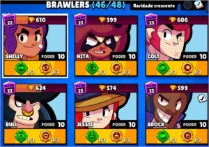 Conta Semi Full Brawlstars - Brawl Stars