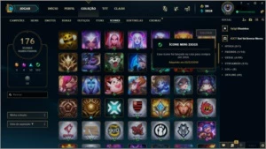 Conta lol Prata 3 , 106 champ e 174 skin - League of Legends