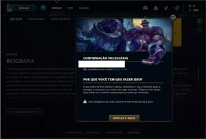Conta diamante 4 SEM EMAIL CONFIRMADO - League of Legends LOL