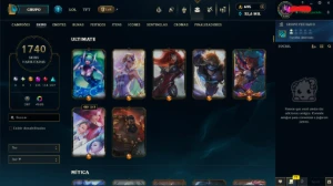 Conta Ex Mestre; 1740 Skins Com 4615 Cromas - League of Legends LOL
