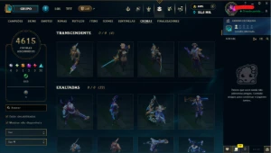 Conta Ex Mestre; 1740 Skins Com 4615 Cromas - League of Legends LOL